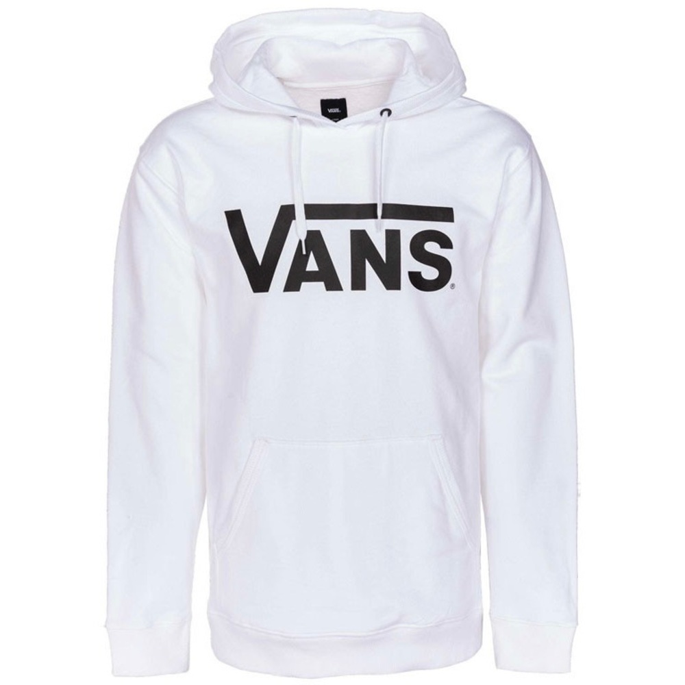 White Vans logo hoodie